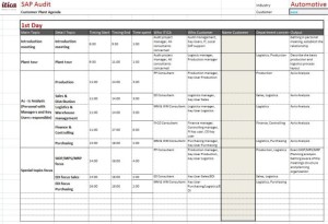 SAP-Audit-agenda-sample