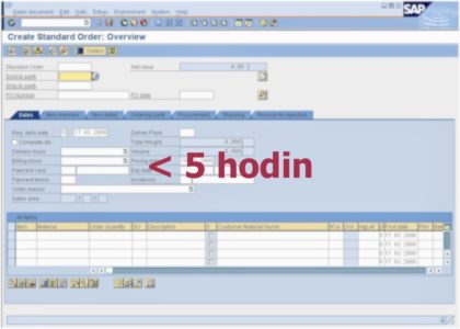 SAP program kurz za 1 den